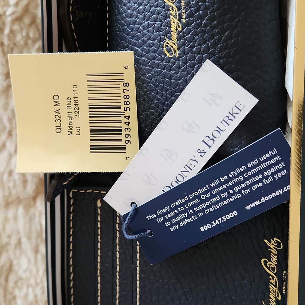Cute NWT IOB Dooney & Bourke Midnight Blue 3 Piece Gift Set 💙🖤🎁 - Picture 16 of 16